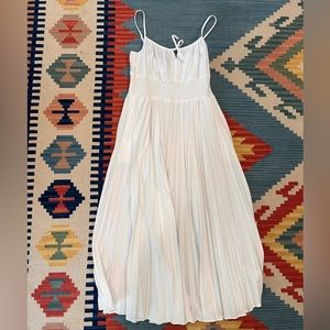 J. Crew Pleated Midi Dress